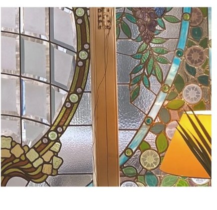 Vitrall modernista de l'Hospital de Sant Pau